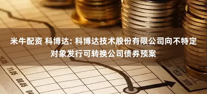 米牛配资 科博达: 科博达技术股份有限公司向不特定对象发行可转换公司债券预案