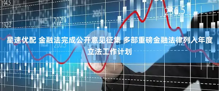 星速优配 金融法完成公开意见征集 多部重磅金融法律列入年度立法工作计划